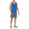 imageAmazon Essentials Mens Active Quick Dry Tech Stretch Lightweight Gym Tank TopBright Blue
