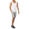 imageAmazon Essentials Mens Active Quick Dry Tech Stretch Lightweight Gym Tank TopWhite