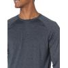 imageAmazon Essentials Mens Active Quick Dry Tech Stretch Lightweight LongSleeve TShirt Available in BigampampTallCharcoal Space Dye