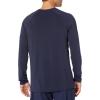 imageAmazon Essentials Mens Active Quick Dry Tech Stretch Lightweight LongSleeve TShirt Available in BigampampTallNavy