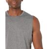 imageAmazon Essentials Mens Active Quick Dry Tech Stretch Lightweight Sleeveless Muscle ShirtBlack Heather