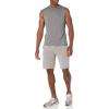 imageAmazon Essentials Mens Active Quick Dry Tech Stretch Lightweight Sleeveless Muscle ShirtBlack Heather