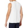 imageAmazon Essentials Mens Active Quick Dry Tech Stretch Lightweight Sleeveless Muscle ShirtWhite