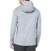 imageAmazon Essentials Mens Active Quick Dry Tech Stretch LongSleeve Hooded Pullover TShirtLight Grey Space Dye