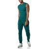 imageAmazon Essentials Mens Active Tech Stretch Workout Tank BaselayerDark Green