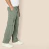 imageAmazon Essentials Mens LooseFit Lightweight Stretch Parachute PantDark Olive