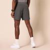 imageAmazon Essentials Mens Performance Stretch Woven 7quot Training ShortCharcoal Heather
