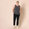 imageAmazon Essentials Mens RegularFit Tank TopBlack Charcoal Heather