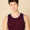 imageAmazon Essentials Mens RegularFit Tank TopBlue Burgundy