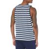 imageAmazon Essentials Mens RegularFit Tank TopNavy White Stripe