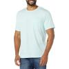 imageAmazon Essentials Mens TShirts ShortSleeve Crewneck Pocket Cotton 2PackAqua BlueLight Blue
