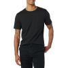 imageAmazon Essentials Mens TShirts ShortSleeve Crewneck Pocket Cotton 2PackBlack