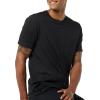 imageAmazon Essentials Mens TShirts ShortSleeve Crewneck Pocket Cotton 2PackBlack