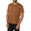imageAmazon Essentials Mens TShirts ShortSleeve Crewneck Pocket Cotton 2PackBlackBrown