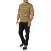 imageAmazon Essentials Mens TShirts ShortSleeve Crewneck Pocket Cotton 2PackBlackCamo Print