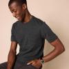 imageAmazon Essentials Mens TShirts ShortSleeve Crewneck Pocket Cotton 2PackBlackCharcoal Heather