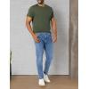 imageAmazon Essentials Mens TShirts ShortSleeve Crewneck Pocket Cotton 2PackBlackDark Olive