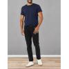 imageAmazon Essentials Mens TShirts ShortSleeve Crewneck Pocket Cotton 2PackBlackNavy