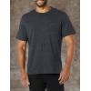 imageAmazon Essentials Mens TShirts ShortSleeve Crewneck Pocket Cotton 2PackCharcoal Heather