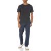 imageAmazon Essentials Mens TShirts ShortSleeve Crewneck Pocket Cotton 2PackCharcoal HeatherBurgundy