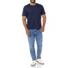 imageAmazon Essentials Mens TShirts ShortSleeve Crewneck Pocket Cotton 2PackDark BlueNavy