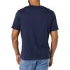 imageAmazon Essentials Mens TShirts ShortSleeve Crewneck Pocket Cotton 2PackDark BlueNavy