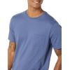 imageAmazon Essentials Mens TShirts ShortSleeve Crewneck Pocket Cotton 2PackDark BlueNavy