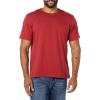 imageAmazon Essentials Mens TShirts ShortSleeve Crewneck Pocket Cotton 2PackDark RedNavy