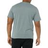 imageAmazon Essentials Mens TShirts ShortSleeve Crewneck Pocket Cotton 2PackGrey Heather Cactus