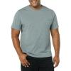 imageAmazon Essentials Mens TShirts ShortSleeve Crewneck Pocket Cotton 2PackGrey Heather Cactus