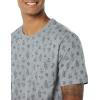 imageAmazon Essentials Mens TShirts ShortSleeve Crewneck Pocket Cotton 2PackGrey Heather Cactus