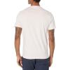 imageAmazon Essentials Mens TShirts ShortSleeve Crewneck Pocket Cotton 2PackGrey HeatherPale Pink