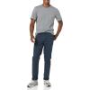 imageAmazon Essentials Mens TShirts ShortSleeve Crewneck Pocket Cotton 2PackGrey HeatherWhite