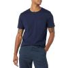 imageAmazon Essentials Mens TShirts ShortSleeve Crewneck Pocket Cotton 2PackNavy