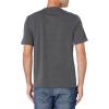 imageAmazon Essentials Mens TShirts ShortSleeve Crewneck Pocket Cotton 2PackNavyCharcoal Heather