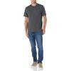 imageAmazon Essentials Mens TShirts ShortSleeve Crewneck Pocket Cotton 2PackNavyCharcoal Heather