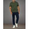 imageAmazon Essentials Mens TShirts ShortSleeve Crewneck Pocket Cotton 2PackNavyOliveStripe
