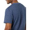 imageAmazon Essentials Mens TShirts ShortSleeve Crewneck Pocket Cotton 2PackWashed BlueFloral Print