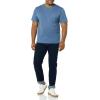 imageAmazon Essentials Mens TShirts ShortSleeve Crewneck Pocket Cotton 2PackWashed BlueFloral Print
