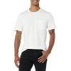 imageAmazon Essentials Mens TShirts ShortSleeve Crewneck Pocket Cotton 2PackWhitePineapple Print