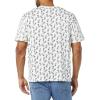 imageAmazon Essentials Mens TShirts ShortSleeve Crewneck Pocket Cotton 2PackWhitePineapple Print