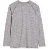 imageAmazon Essentials Mens Tech Stretch LongSleeve TShirt  Discontinued ColorsDark Grey Heather