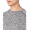 imageAmazon Essentials Mens Tech Stretch LongSleeve TShirt  Discontinued ColorsDark Grey Heather
