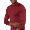 imageAmazon Essentials Mens Tech Stretch LongSleeve TShirt  Discontinued ColorsRed Heather