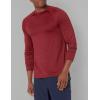 imageAmazon Essentials Mens Tech Stretch LongSleeve TShirt  Discontinued ColorsRed Heather