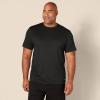 imageAmazon Essentials TShirts for Men Active Performance Tech Available in Big ampamp Tall Pack of 2Black