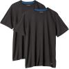 imageAmazon Essentials TShirts for Men Active Performance Tech Available in Big ampamp Tall Pack of 2Black