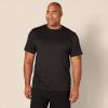 imageAmazon Essentials TShirts for Men Active Performance Tech Available in Big ampamp Tall Pack of 2Dark GreyBlack
