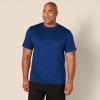 imageAmazon Essentials TShirts for Men Active Performance Tech Available in Big ampamp Tall Pack of 2NavyRoyal Blue