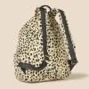 imageAmazon Essentials Unisex Kids Nylon BackpackBeige Leopard